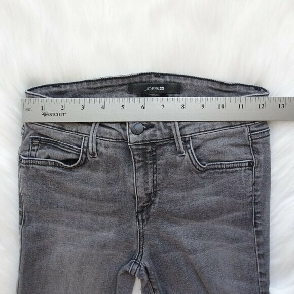 Joe's Jeans Women's Mid Rise Skinny Jeans Stretch Casual Washed Black Slim 25 - Picture 7 of 12
